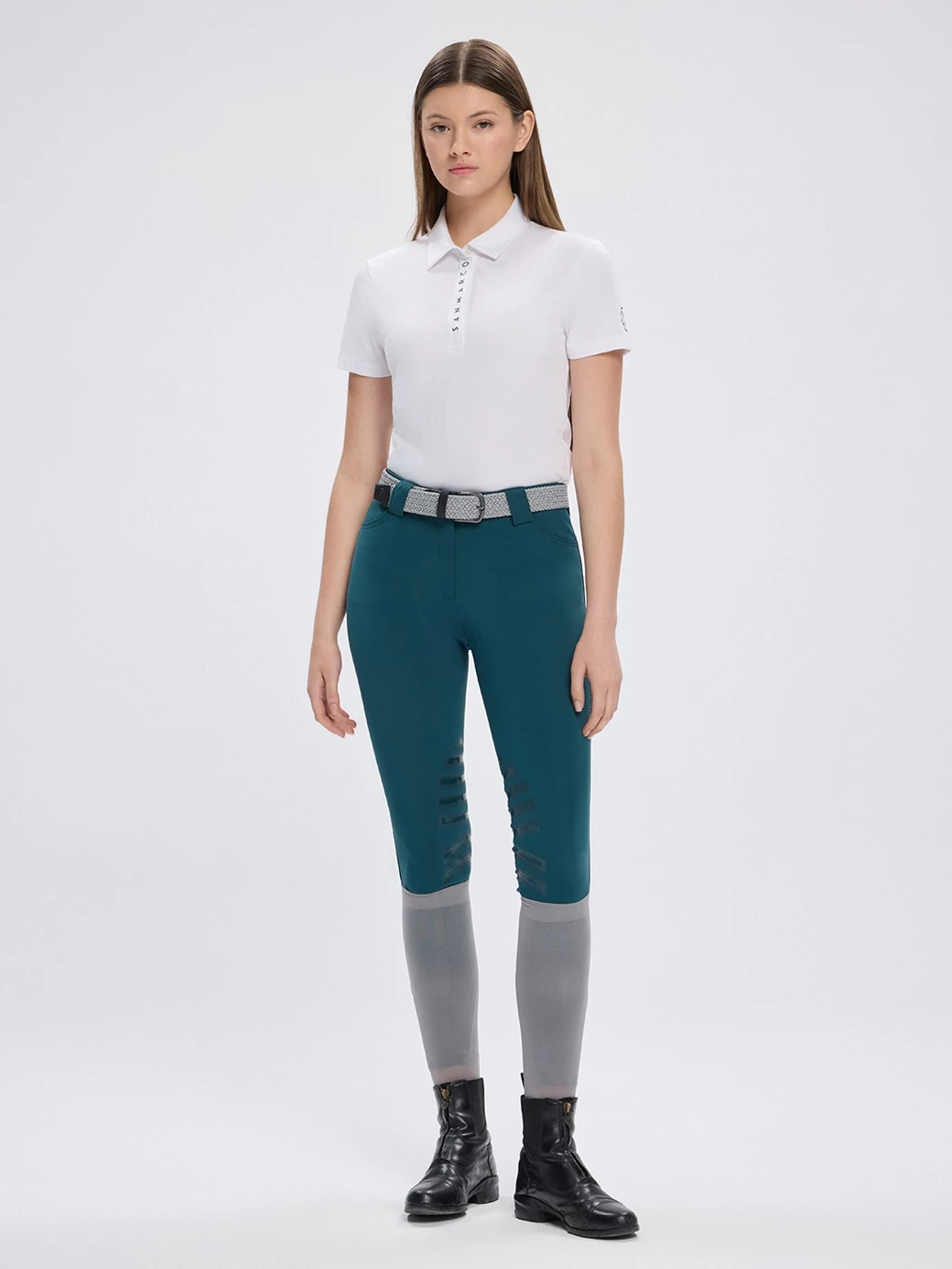 VALENCIA WHITE WOMEN'S TECH TRAINING POLO SHORT SLEEVE 
