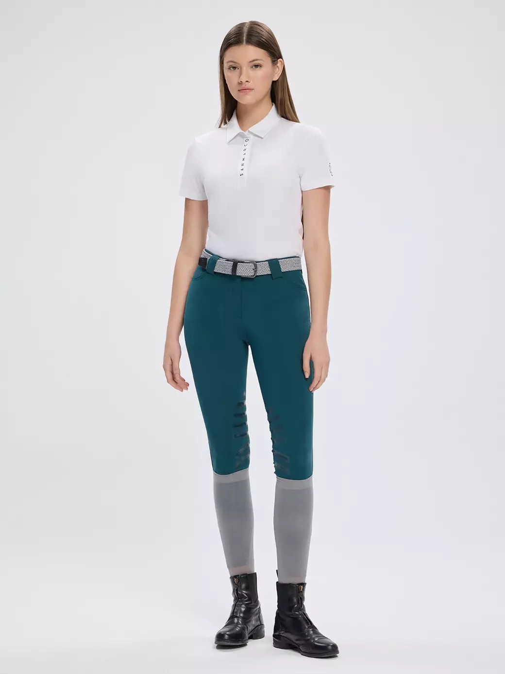 VALENCIA WHITE KADIN TECH ANTRENMAN POLO KISA KOLLU 