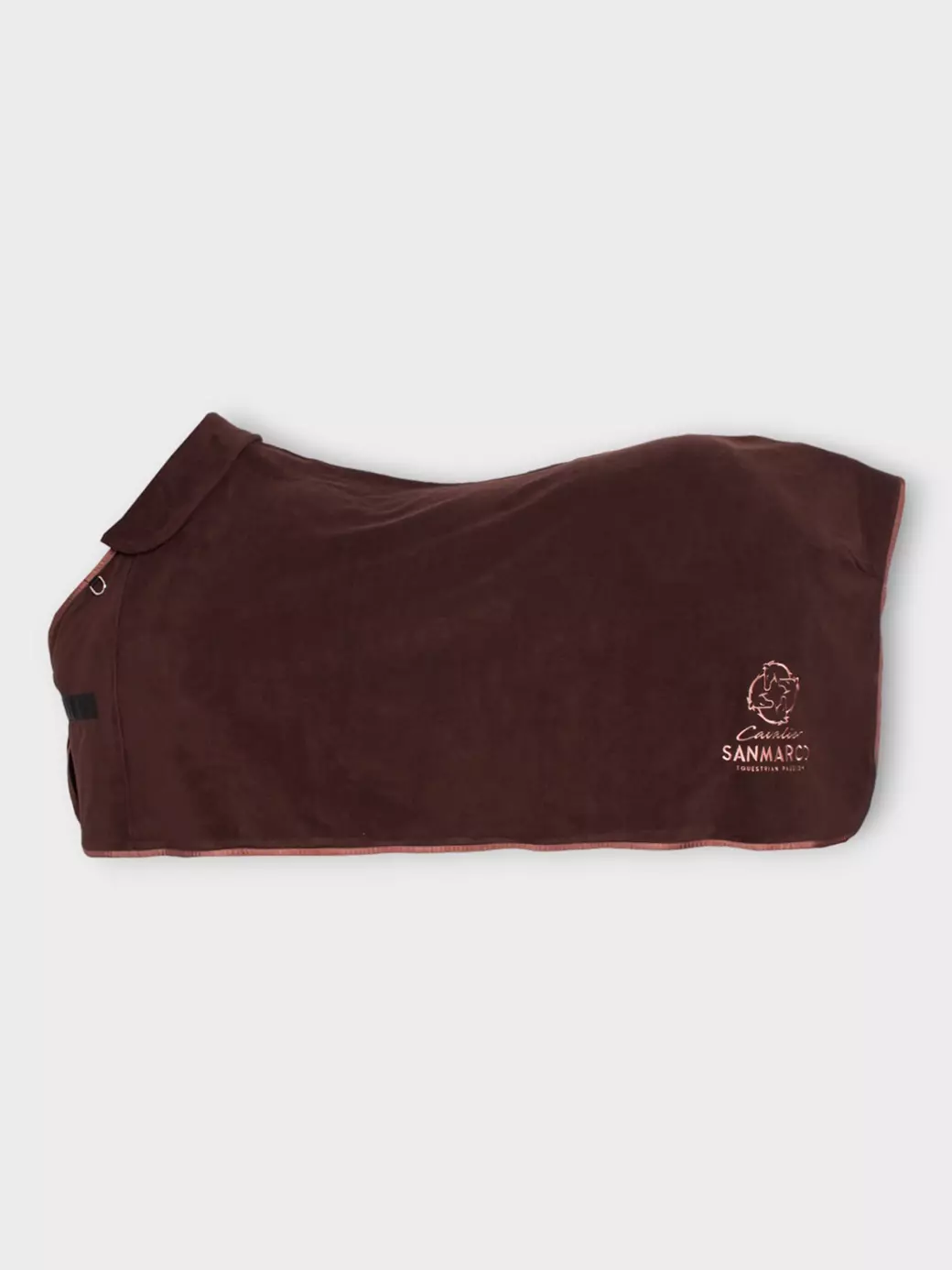 WINDSOR BROWN/ROSE GOLD YAKALI POLAR BLANKET