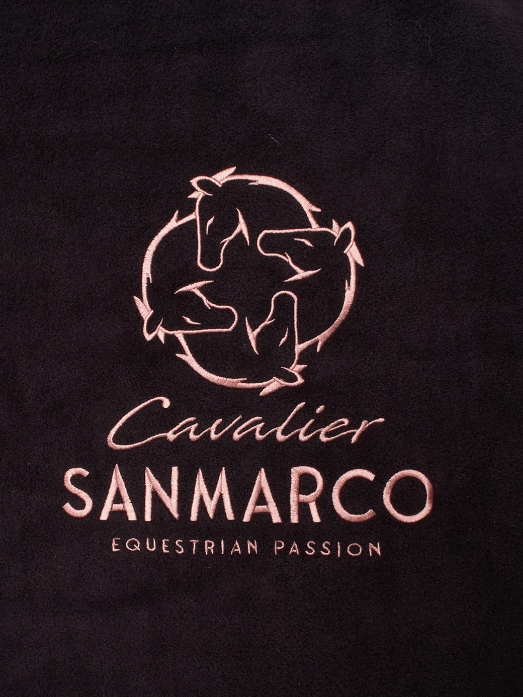 WINDSOR-P BROWN/ROSE GOLD PONY - FLEECE BLANKET WITH COLLAR