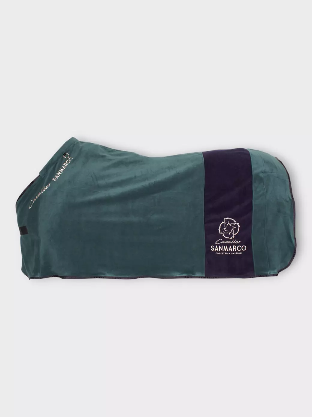 YORK GREEN/NAVY ÇİFT RENK POLAR BLANKET