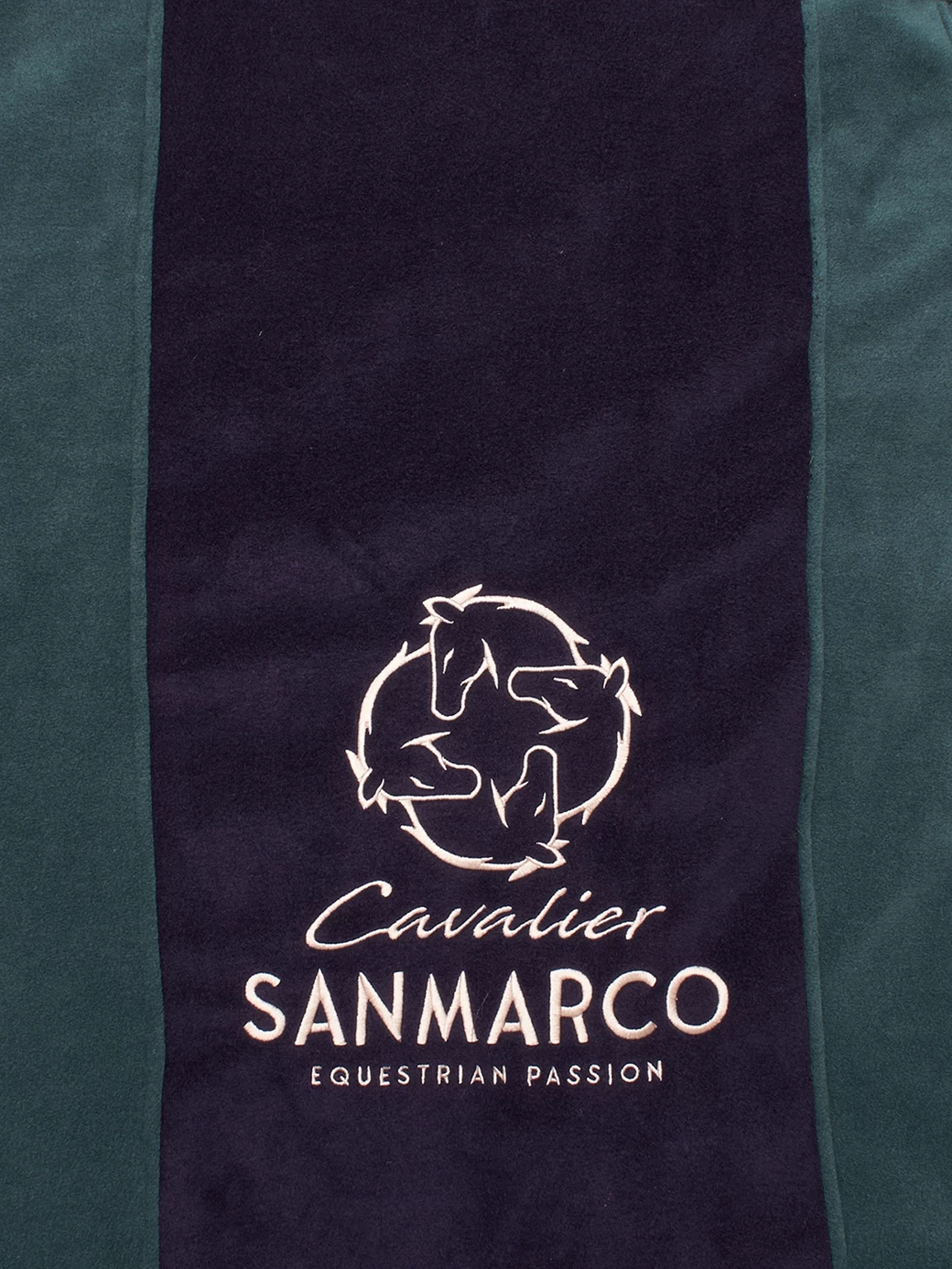 YORK GREEN/NAVY TWO COLOR FLEECE BLANKET 