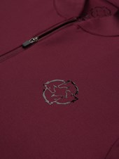 ASPEN BORDEAUX MAGILETTA DONNA MANICA LUNGA QUARTER ZIP