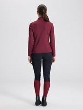 ASPEN BORDEAUX MAGILETTA DONNA MANICA LUNGA QUARTER ZIP