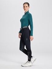 ASPEN GREEN MAGILETTA DONNA MANICA LUNGA QUARTER ZIP