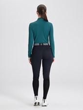 ASPEN GREEN MAGILETTA DONNA MANICA LUNGA QUARTER ZIP