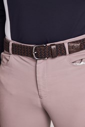 CINTURA ELASTICA   -   ADULTS UNISEX   BROWN/NAVY