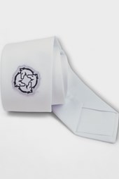 CRAVATTA DA CONCORSO   -   MEN   WHITE/WHITE