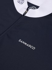 ENZA NAVY/WHITE POLO DA CONCORSO DONNA MANICA CORTA