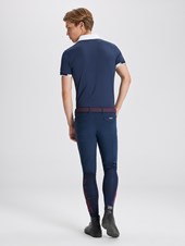 ENZO NAVY/WHITE POLO DA CONCORSO UOMO MANICA CORTA