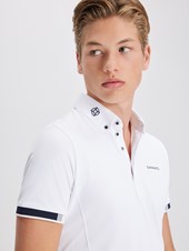 ENZO WHITE POLO DA CONCORSO UOMO MANICA CORTA