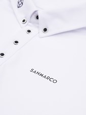 ENZO WHITE/NAVY POLO DA CONCORSO UOMO MANICA CORTA