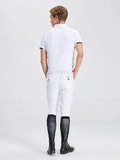 ENZO WHITE/NAVY POLO DA CONCORSO UOMO MANICA CORTA