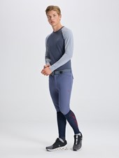 OSLO DARK GRAY/LIGHT GRAY MEN'S LONG SLEEVE BASE LAYER 