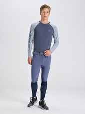 OSLO DARK GRAY/LIGHT GRAY MEN'S LONG SLEEVE BASE LAYER 
