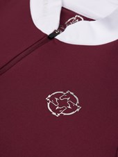 PAOLA BORDEAUX POLO DA CONCORSO DONNA MANICA LUNGA