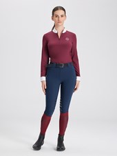 PAOLA BORDEAUX POLO DA CONCORSO DONNA MANICA LUNGA