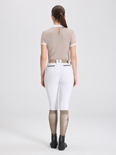 VERONA TAUPE POLO DA CONCORSO DONNA MANICA CORTA