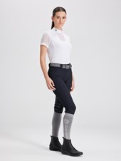 VERONA WHITE POLO DA CONCORSO DONNA MANICA CORTA