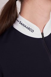 POLO DA CONCORSO DONNA M/L   -   WOMEN   NAVY/WHITE