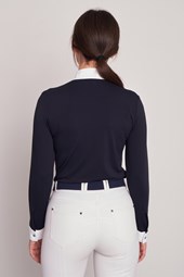POLO DA CONCORSO DONNA M/L   -   WOMEN   NAVY/WHITE