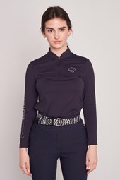 MAGILETTA DONNA M/L QUARTER ZIP   -   WOMEN   NAVY/NAVY