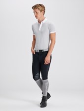 ZANNONE LIGHT GRAY POLO DA CONCORSO UOMO MANICA CORTA