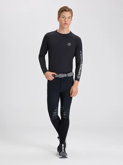 COPENHAGEN BLACK MAGLIETTA MANICA LUNGA DA UOMO