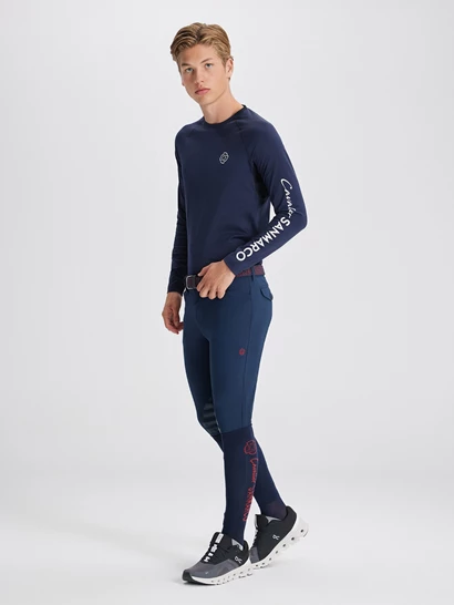 COPENHAGEN NAVY MAGLIETTA MANICA LUNGA DA UOMO