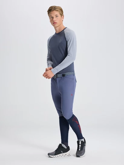 OSLO DARK GRAY/LIGHT GRAY MAGLIETTA MANICA LUNGA DA UOMO