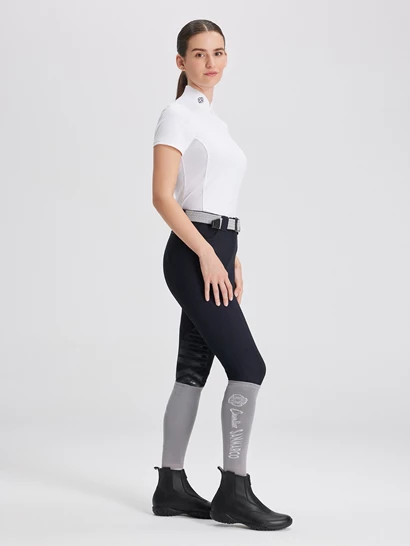 VENEZIA WHITE POLO DA CONCORSO DONNA MANICA CORTA