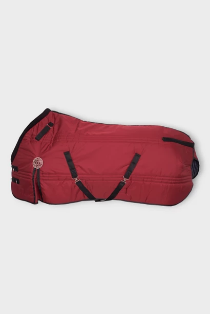 COPERTA DA BOX INVERNALE   -   FULL/PONY   BORDEAUX/BORDEAUX