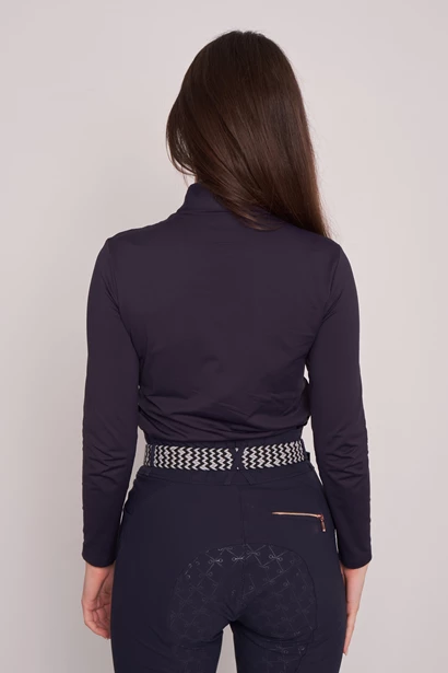 MAGILETTA DONNA M/L QUARTER ZIP   -   WOMEN   NAVY/NAVY