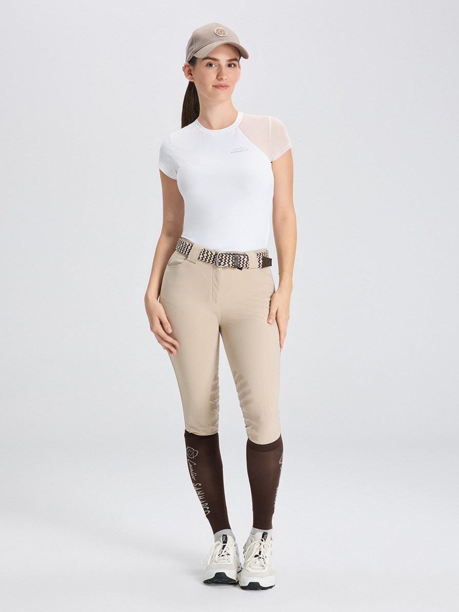 ALEA BEIGE WOMEN'S KNEE GRIP PRO BREECHES