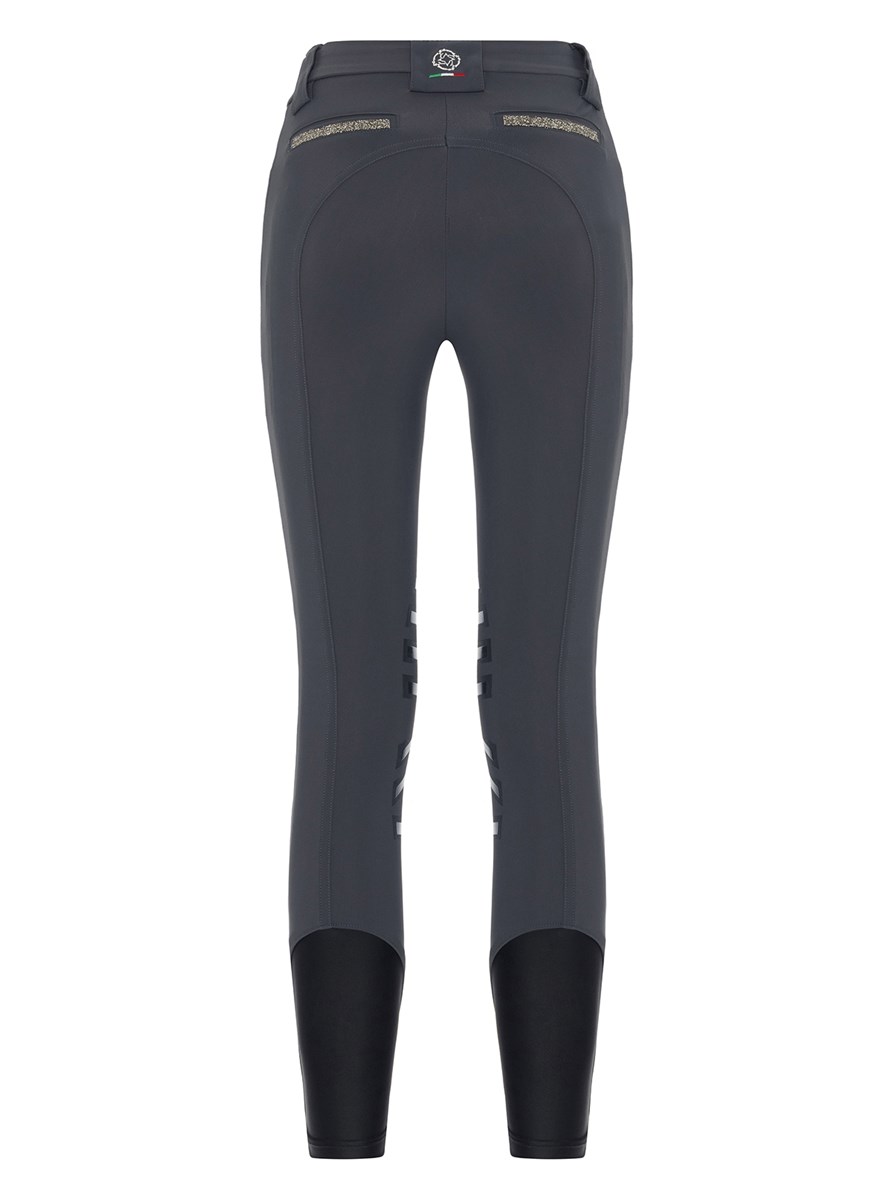ALEA DARK GRAY WOMEN'S KNEE GRIP PRO BREECHES