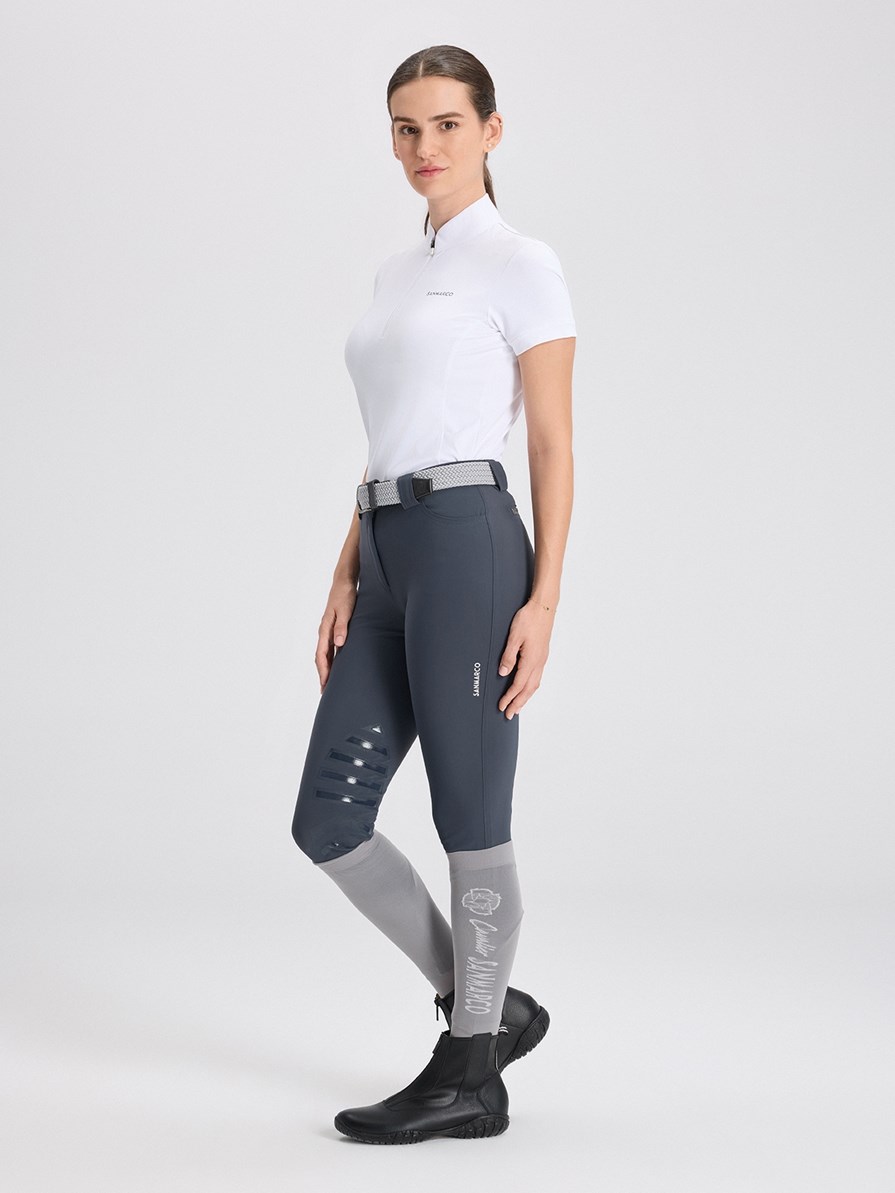 ALEA DARK GRAY WOMEN'S KNEE GRIP PRO BREECHES