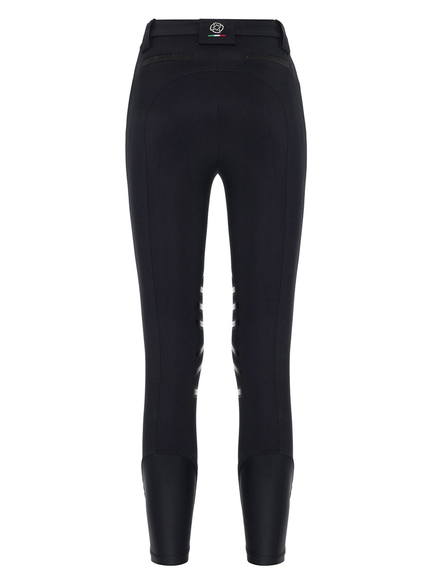 ALEA-W BLACK WOMEN'S KNEE GRIP PRO WINTER BREECHES