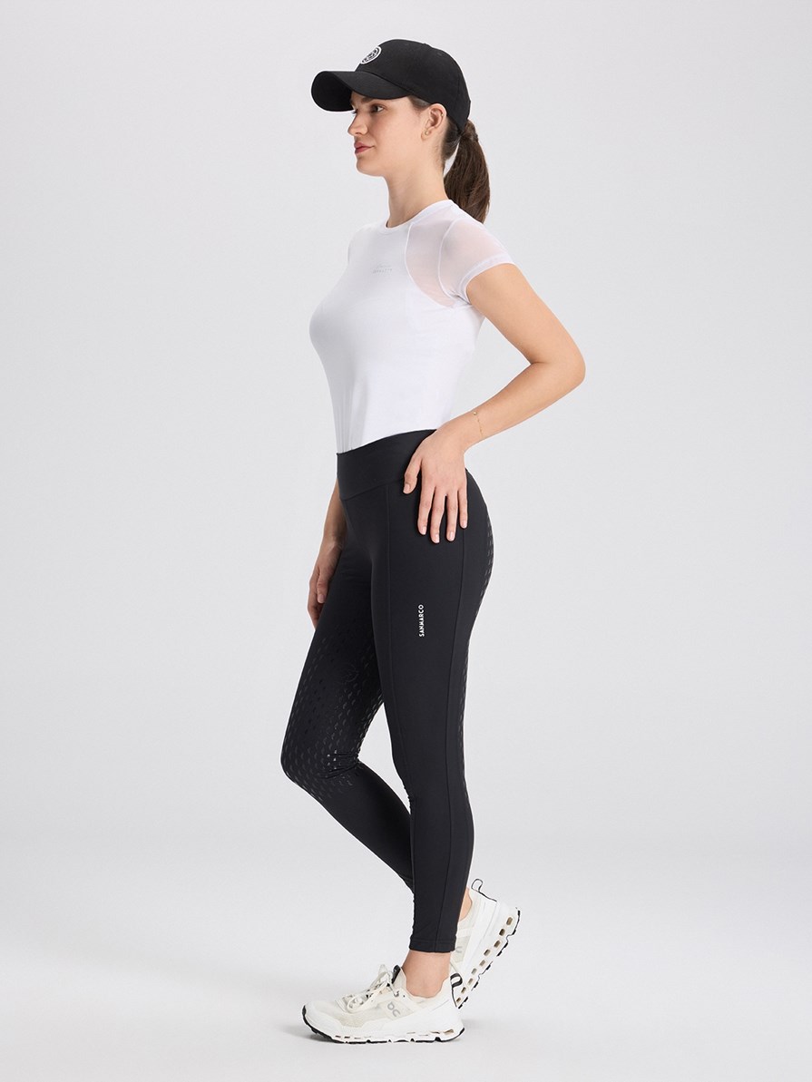 ALLEGRA BLACK WOMEN'S FULL GRIP PRO LEGGINGS