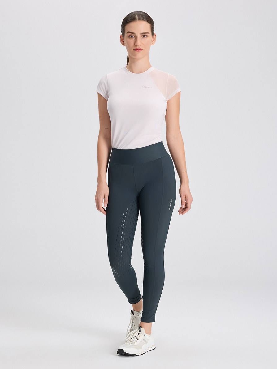 ALLEGRA DARK GRAY WOMEN'S FULL GRIP PRO LEGGINGS