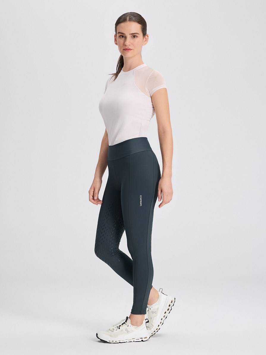 ALLEGRA DARK GRAY WOMEN'S FULL GRIP PRO LEGGINGS
