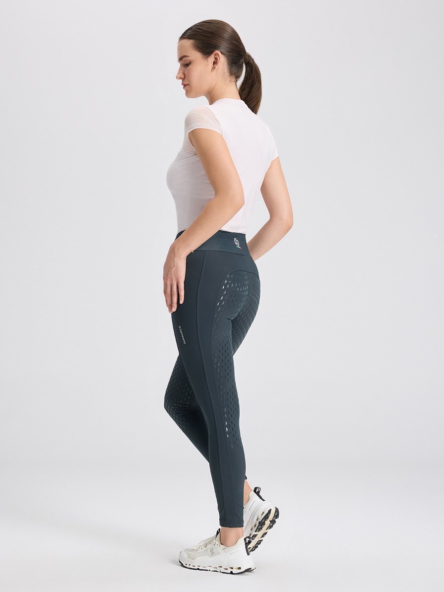 ALLEGRA DARK GRAY WOMEN'S FULL GRIP PRO LEGGINGS