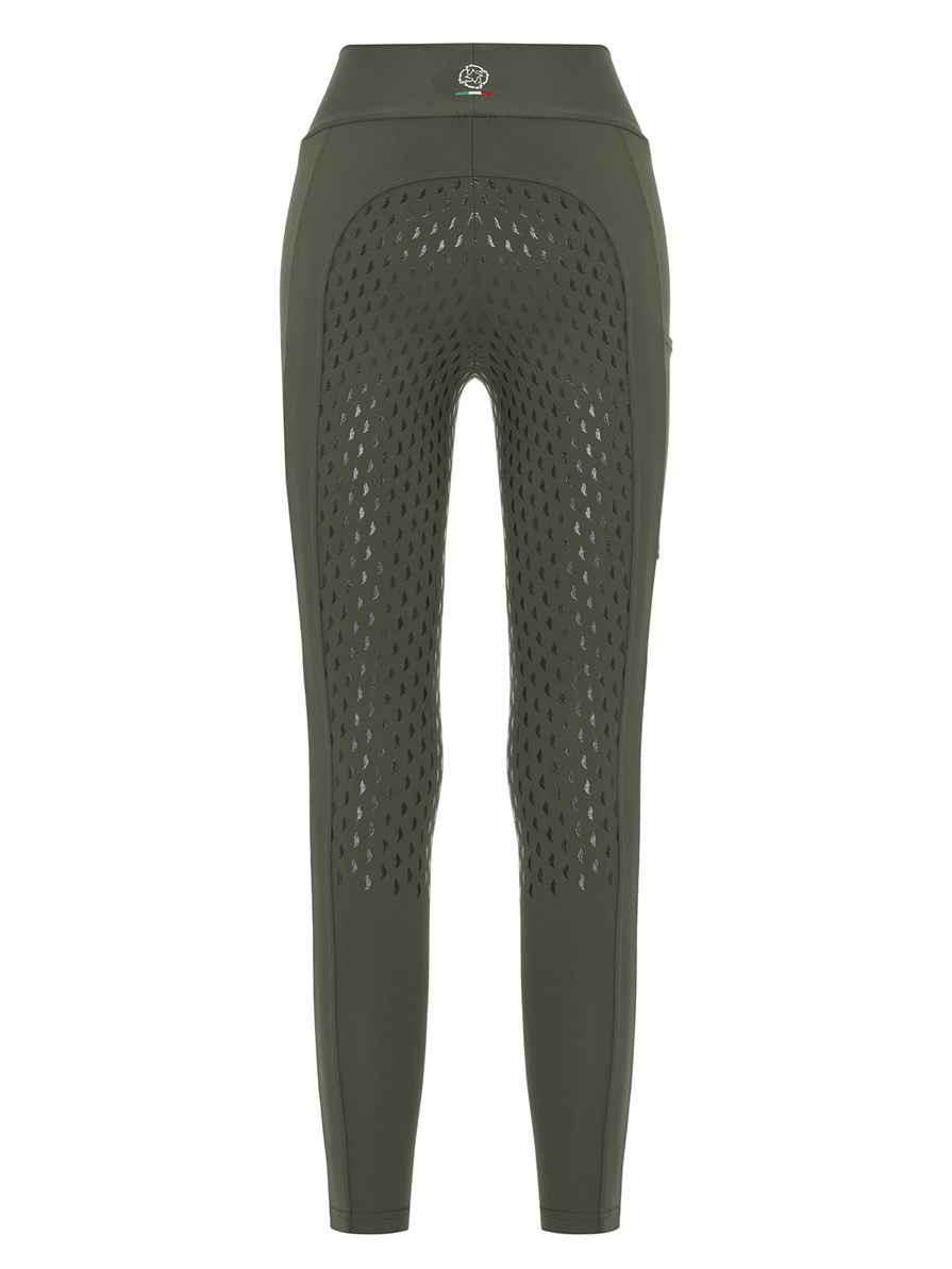 ALLEGRA GREEN LEGGINGS FULL GRIP PRO DA DONNA