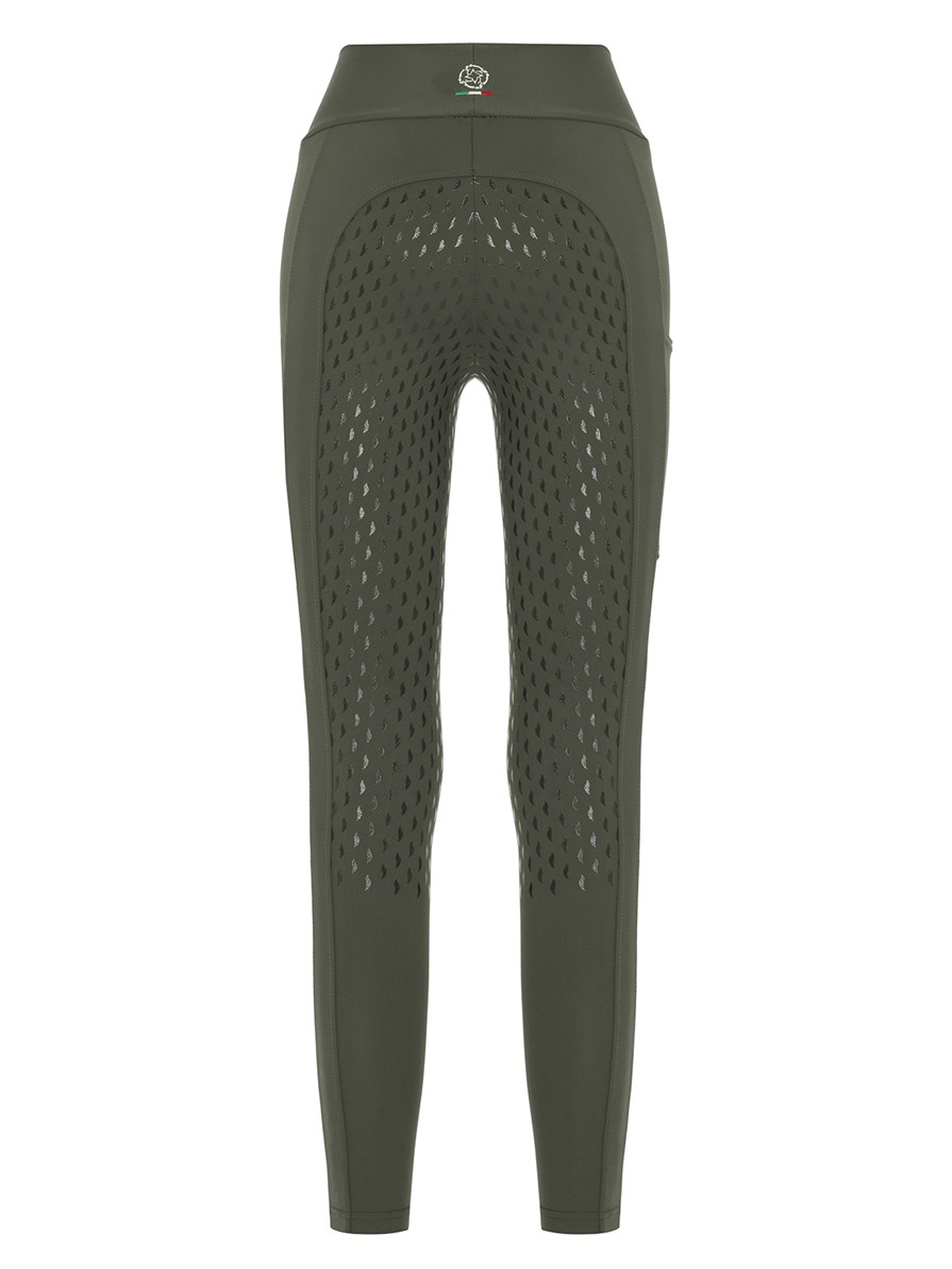 ALLEGRA GREEN WOMEN'S FULL GRIP PRO LEGGINGS