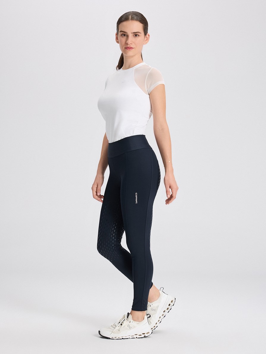 ALLEGRA NAVY LEGGINGS FULL GRIP PRO DA DONNA