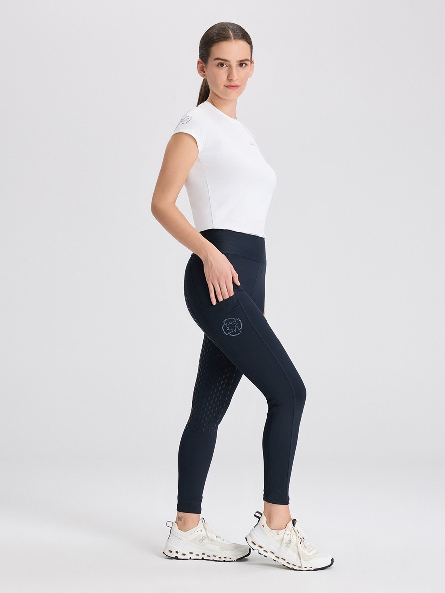 ALLEGRA NAVY LEGGINGS FULL GRIP PRO DA DONNA