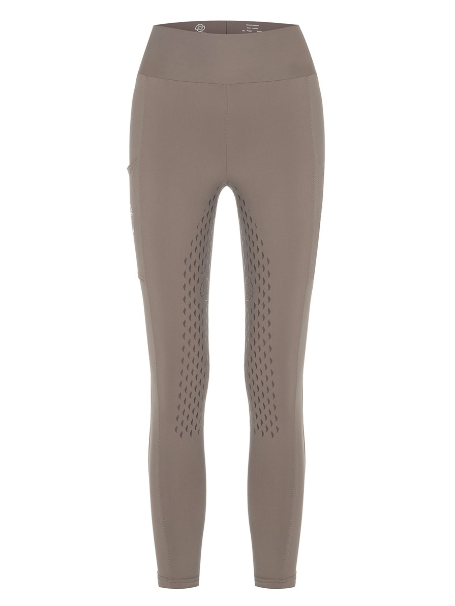 ALLEGRA TAUPE WOMEN'S FULL GRIP PRO LEGGINGS