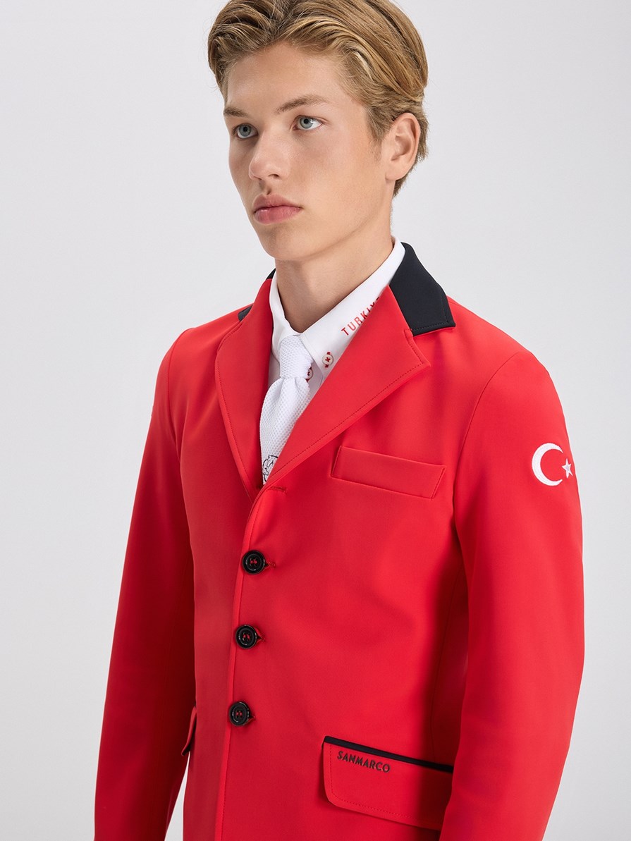 AREZZO-TBF RED MEN'S PRO COMPETITION JACKET X TEAM TÜRKİYE