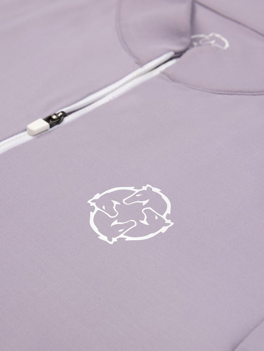 ASPEN LILAC WOMEN'S LONG SLEEVE BASE LAYER QUARTER ZIP
