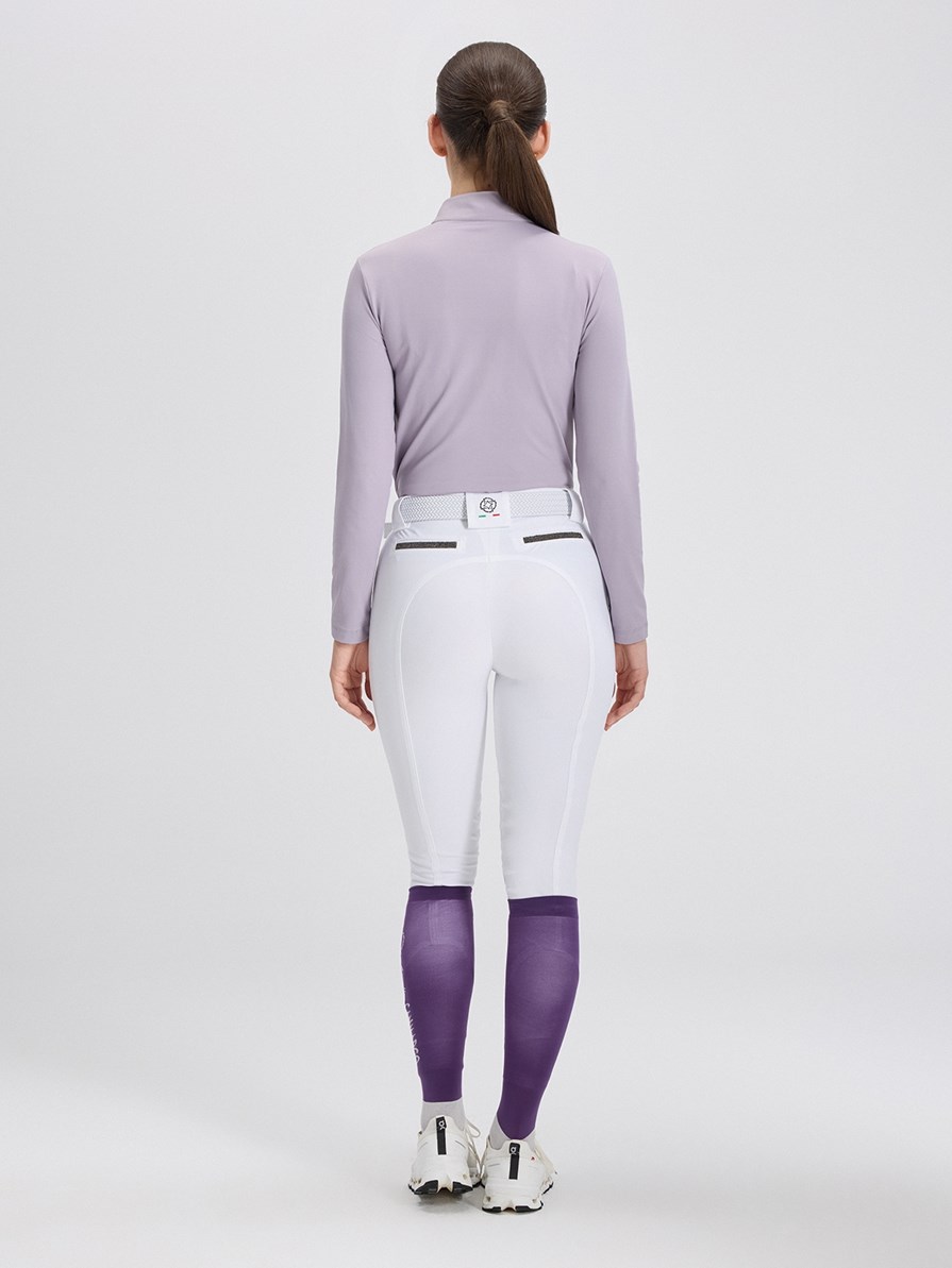 ASPEN LILAC WOMEN'S LONG SLEEVE BASE LAYER QUARTER ZIP