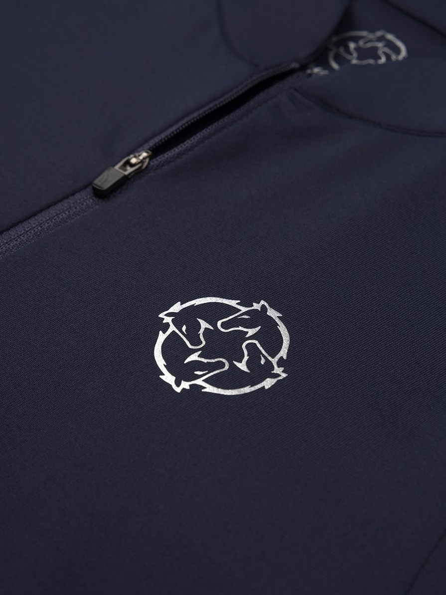 ASPEN NAVY MAGILETTA DONNA MANICA LUNGA QUARTER ZIP